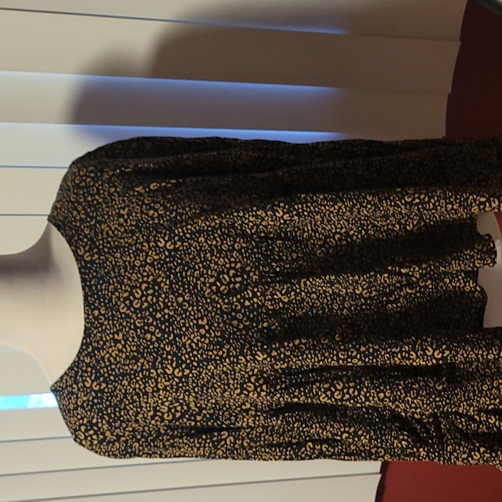 Casual cotton blend top